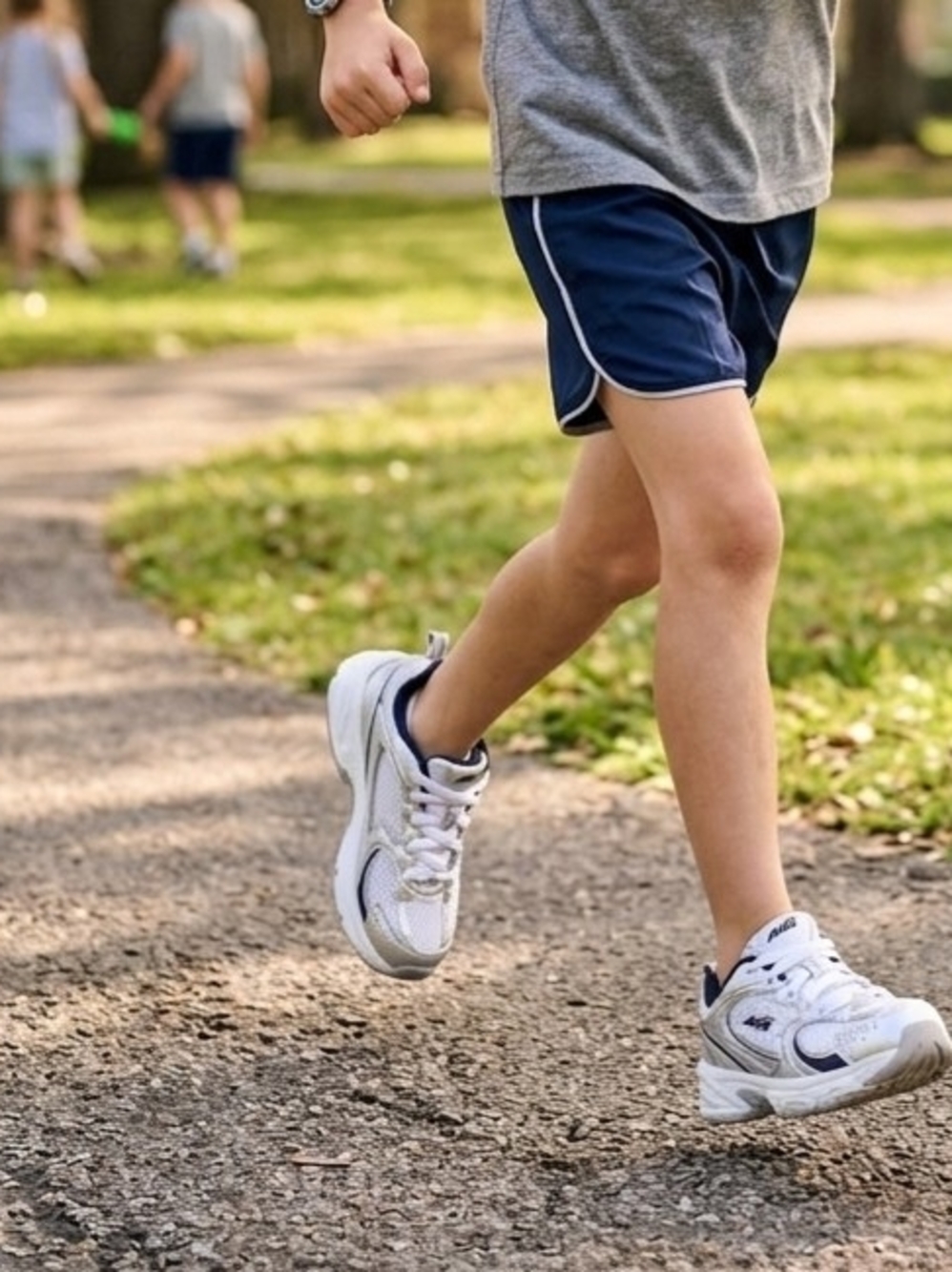 Avia 5000 Silver/White/Navy Mesh Kids 2Y Low Top Sneakers